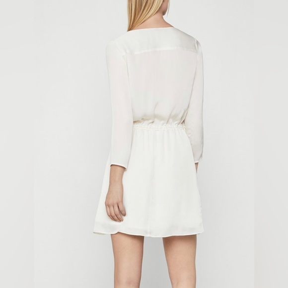 Bcbgmaxaria Cream Satin Dress - Picture 2 of 3
